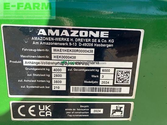 Arado - Amazone - tyrok 400 ol v