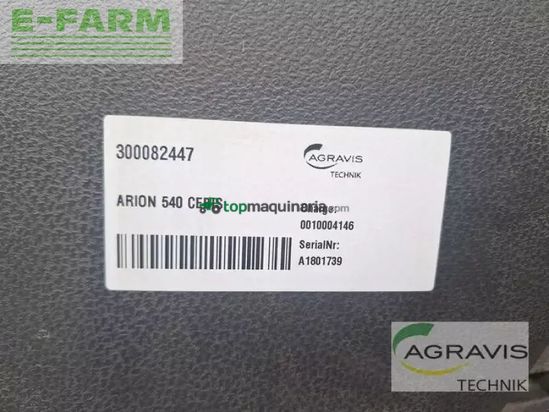 Tractor agrícola - Claas - arion 540 cebis CEBIS