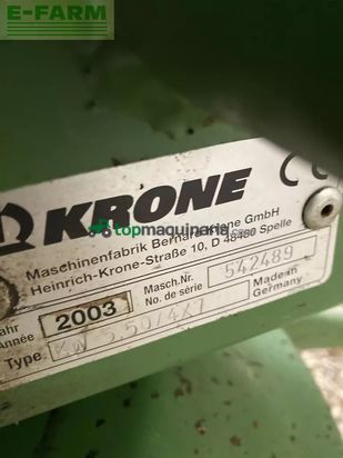 Henificador - Krone - kw5.50