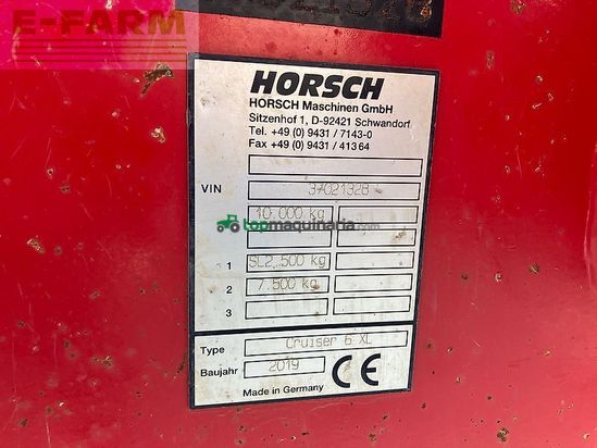 Cultivador - Horsch - cruiser 6 xl