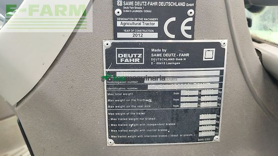 Tractor agrícola - Deutz-Fahr - agrotron 6160 p