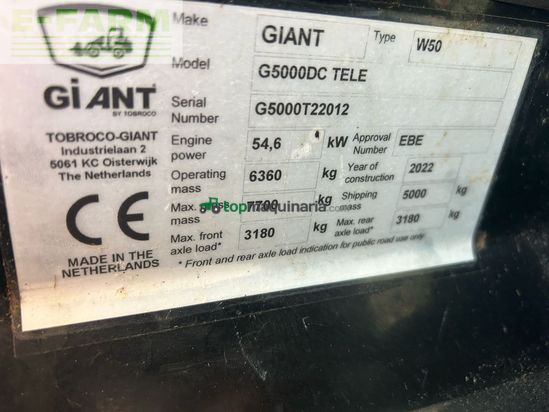Minicargadora - Giant - giant 5000
