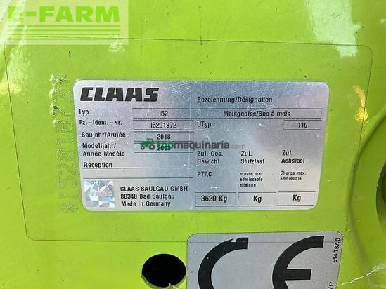 Cabezal - Claas - orbis 750