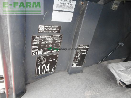 Elevadora - Linde - h60d-03 evo mit vollausstattung!