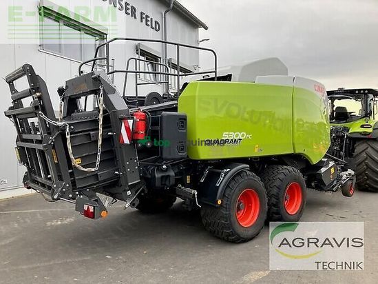 Empacadora gigant - Claas - quadrant 5300 evolution fc tandem
