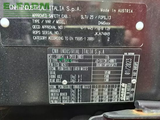 Tractor agrícola - Case IH - maxxum 150 mc MC
