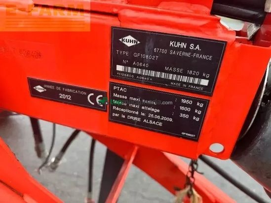 Henificador - Kuhn - gf10802t