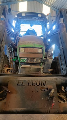 Tractor agrícola Deutz Fahr Agrotron M600 con pala Leon