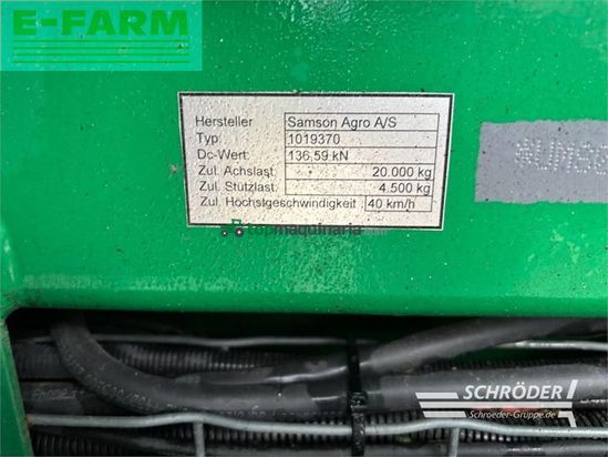 Cuba de purin - Samson - pg 20 genesis b4 | frontarm | triebachse