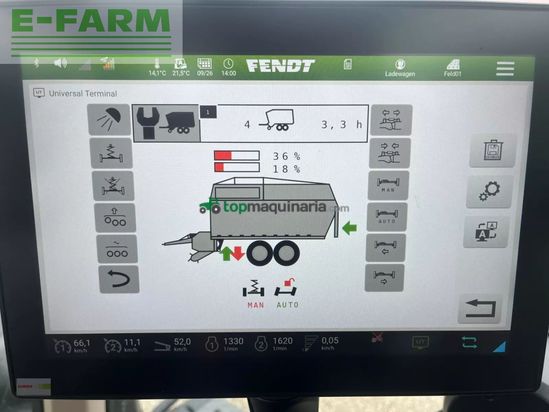 Remolqu agrícola - Fendt - tigo 90 xr