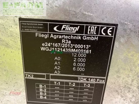 Volquet - Fliegl - tdk 140 fox