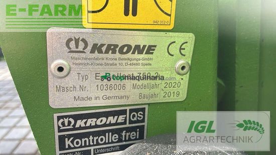 Cabezal - Krone - easycollect 750-2