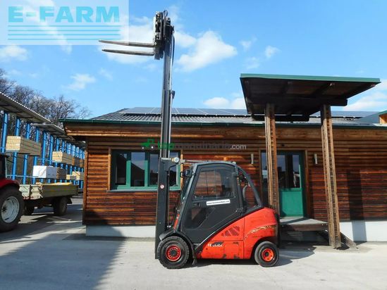 Elevadora - Linde - h35d-01 triplex seitenschieber zinkenverstellung