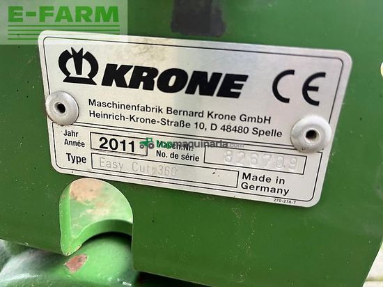 Cortacésped manual - Krone - ec 360