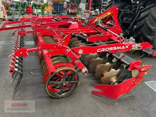 Grada rotativa - Knoche - crossmax x-kurzscheibenegge 4,5mt