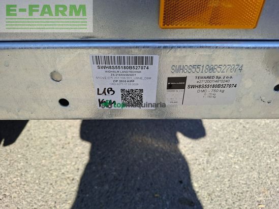 Remolqu agrícola -  - zip 2010 kipp