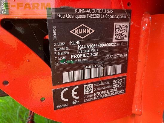 Remolqu esparcidor - Kuhn - profile20.2cm k-nox