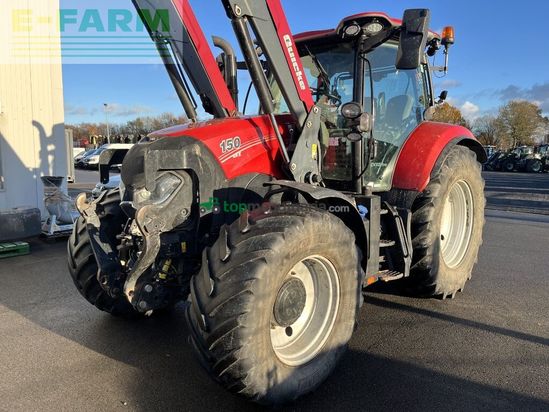 Tractor agrícola - Case IH - maxxum 150 cvx, quicke q66 frontlader