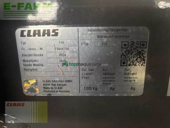 Cortacésped manual - Claas - disco 3200 fc move