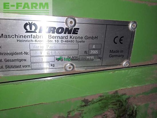 Empacadora gigant - Krone - vario pack 1800