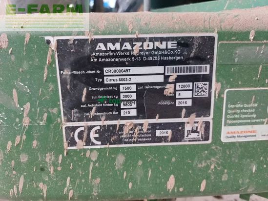 Sembradora directa - Amazone - cirrus 6003-2