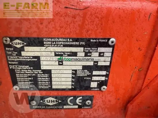 Remolqu esparcidor - Kuhn - euromix i 2580