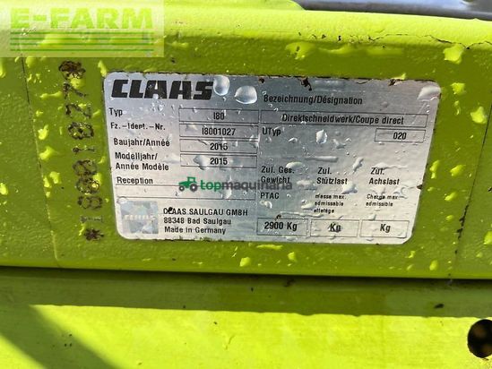 Cabezal - Claas - direct disc 600