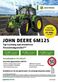 Tractor agrícola - John Deere - 6m 125