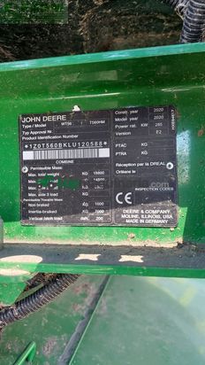 Cosechadora de Cereal - John Deere - t560 (my20)