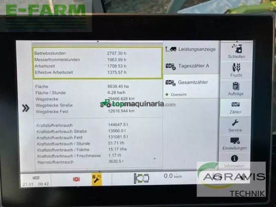 Cosechadora de Cereal - Claas - jaguar 960