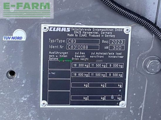 Cosechadora de Cereal - Claas - lexion 5500 montana allrad