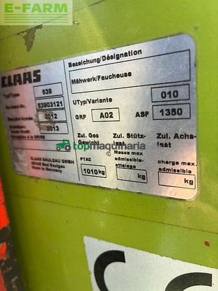 Cortacésped manual - Claas - disco 9100 c contour