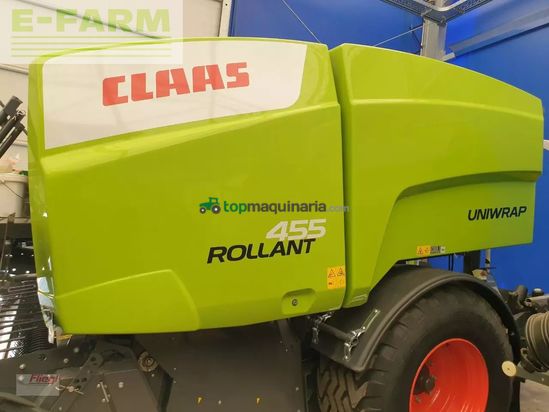 Empacadora gigant - Claas - rollant 455 rc 16 uniwarp