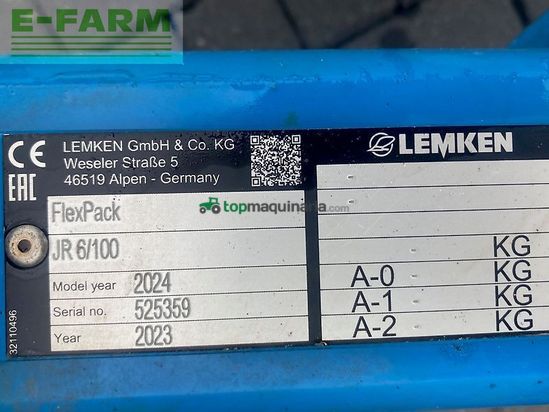 Arado - Lemken - juwel 8i 6n100 + flexpack