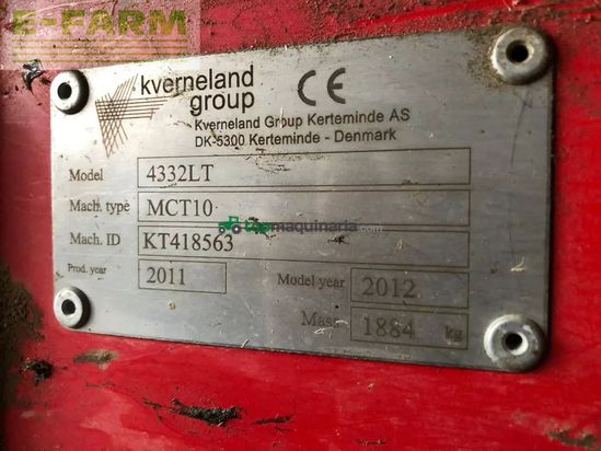 Cortacésped manual - Kverneland - 4332 lt