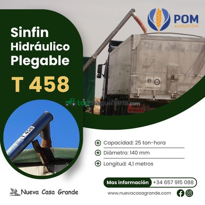 Tornillo sinfin para remolque agrícola