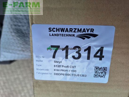 Tractor agrícola - Steyr - 6150 profi cvt (stage v)