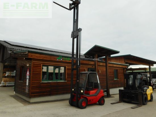 Elevadora - Linde - h25d-02 triplex 6,4m + ss ( perkins motor )