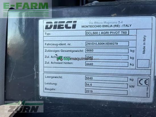 Minicargadora - Dieci - agri pivot t60 mit neuem motor