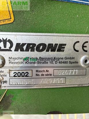 Rastrillo - Krone - swadro 421/11