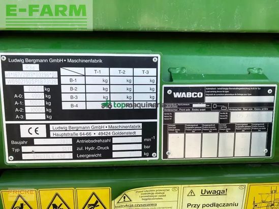 Remolqu agrícola - Bergmann - shuttle 450 s **jahresendralley**