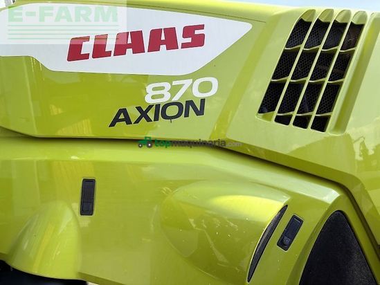 Tractor agrícola - Claas - axion 870 cmatic cebis cemis