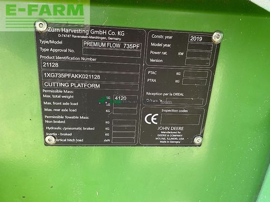 Cosechadora de Cereal - John Deere - t 670 i allrad 4 wd
