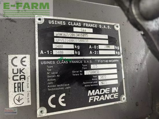 Empacadora gigant - Claas - variant 580 rc pro, top
