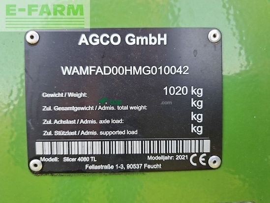 Cortacésped manual - Fendt - slicer 4080 tl