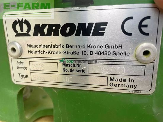 Cortacésped manual - Krone - ec400 .