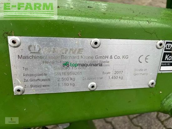 Rastrillo - Krone - swadro ts 680