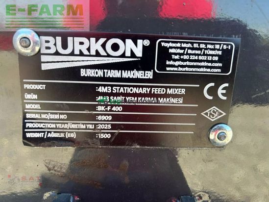 Remolqu esparcidor -  - futtermischer-4,0m³-elektromotor-vorführmaschine