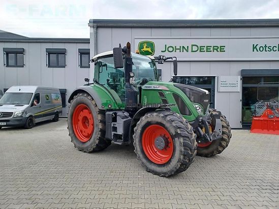 Tractor agrícola - Fendt - 724 vario profi plus mit gps