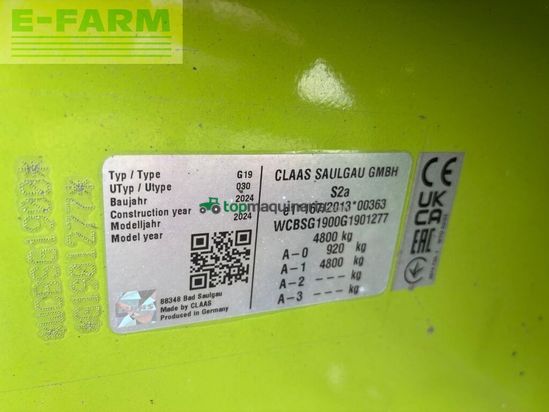 Henificador - Claas - liner 4700 business pro, nur 153 h !